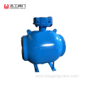 Fully Welded Trunnion Mounted Ball Valve Metal Seat